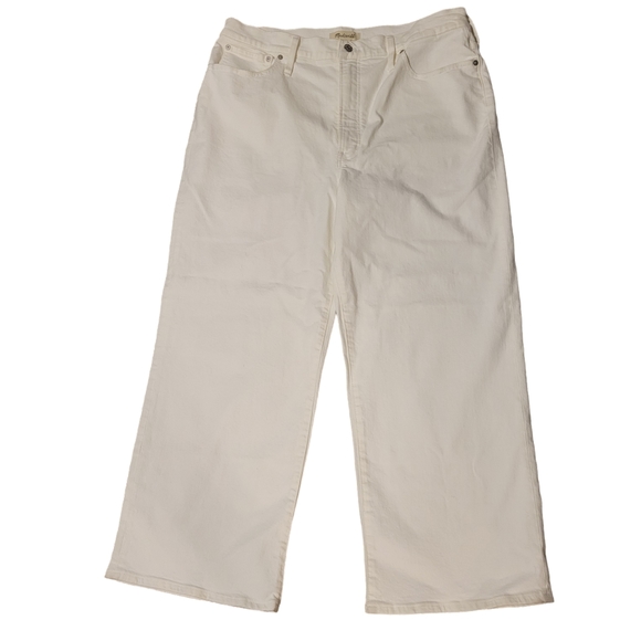 Madewell The Perfect Vintage Wide Leg Crop Jean